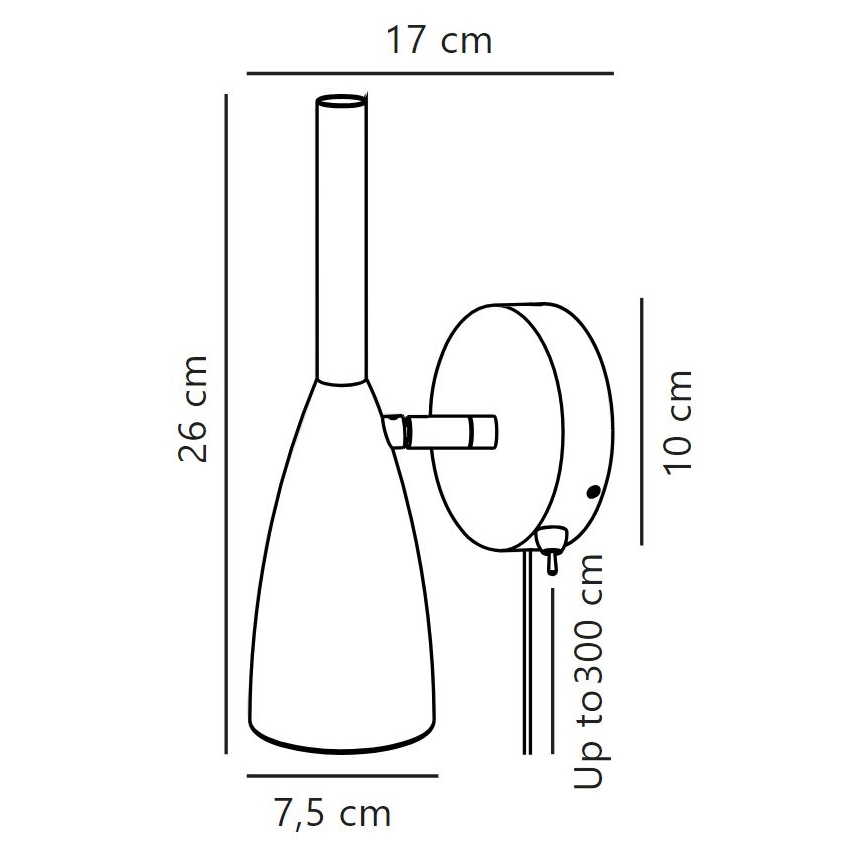 DFTP by Nordlux - Настінний точковий світильник PURE 1xGU10/8W/230V білий