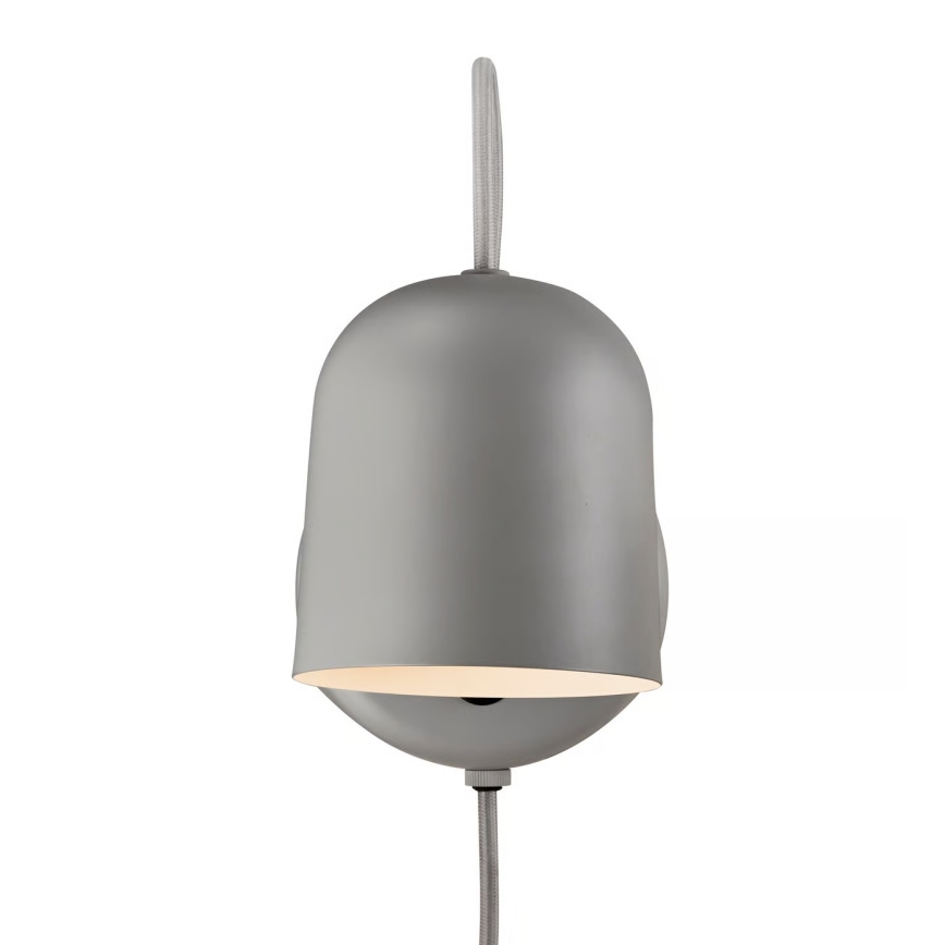 DFTP від Nordlux - Настінний точковий світильник з USB-портом ANGLE 1xGU10/25W/230V сірий