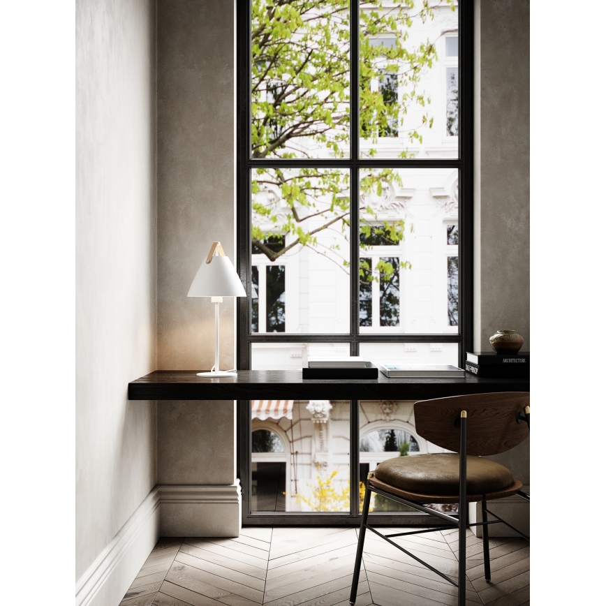 DFTP by Nordlux - Настольная лампа STRAP 1xE27/40W/230V белая