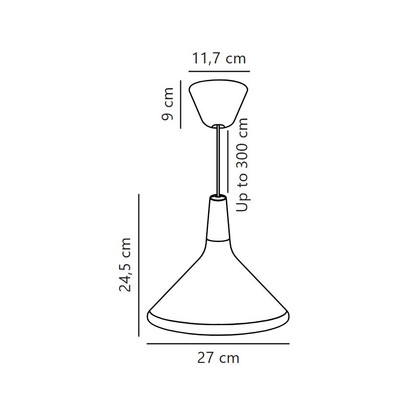 DFTP by Nordlux - Підвісна люстра NORI 1xE27/40W/230V