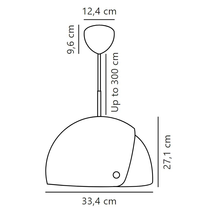 DFTP by Nordlux - Підвісна люстра з регульованим абажуром ALIGN 1xE27/15W/230V чорний