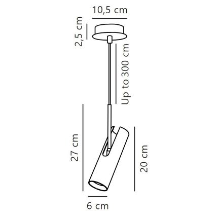 DFTP by Nordlux - Подвесная люстра MIB 1xGU10/8W/230V белый