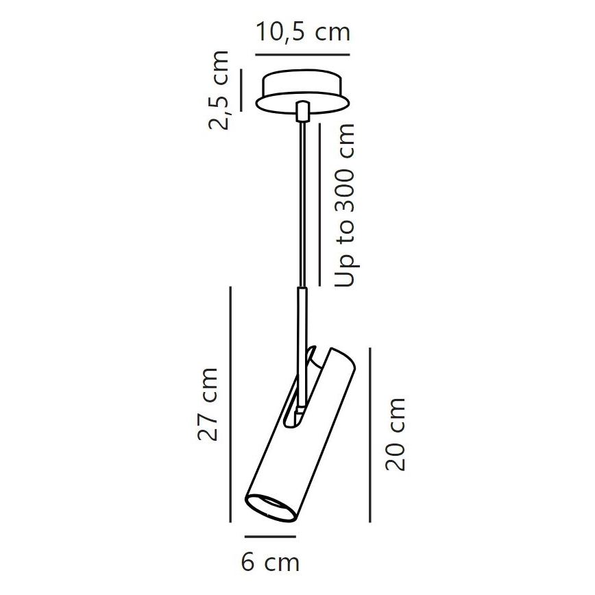 DFTP by Nordlux - Подвесная люстра MIB 1xGU10/8W/230V белый