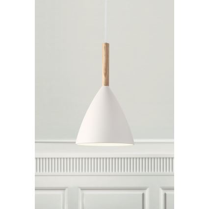 DFTP by Nordlux - Подвесная люстра PURE 1xE27/40W/230V диаметр 20 см белый/пепел