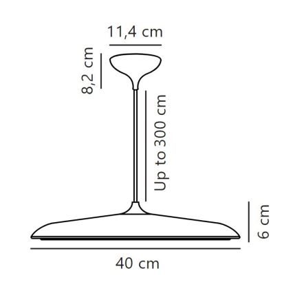 DFTP by Nordlux - Светодиодная подвесная люстра с регулированием яркости ARTIST LED/24W/230V диаметр 40 см медный