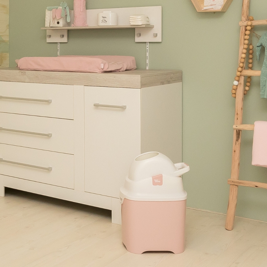 DiaperChamp - Корзина для подгузников ONE розовый