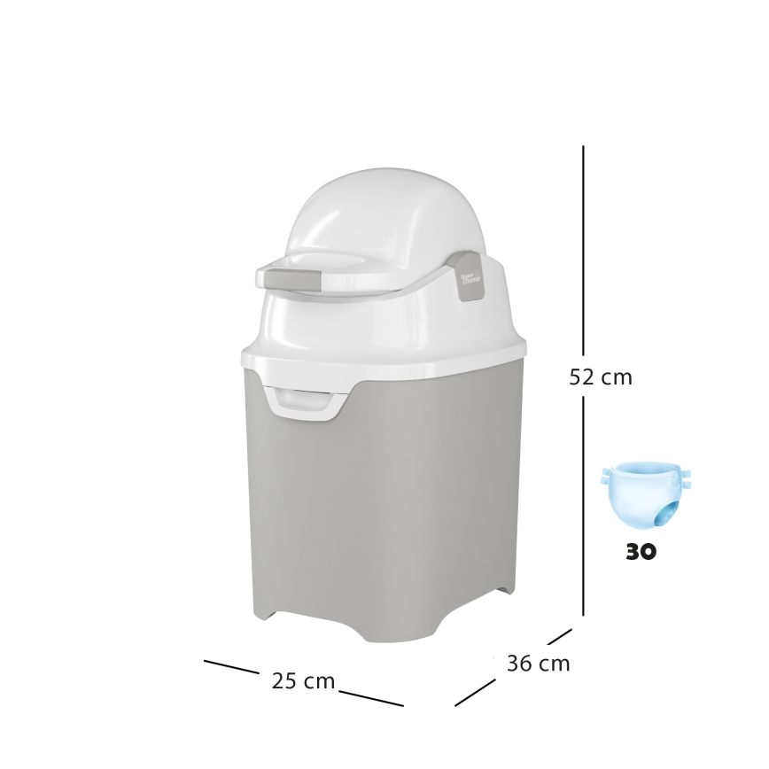 DiaperChamp - Корзина для подгузников ONE розовый
