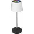 Диммируемая аккумуляторная настольная лампа LED RGBW для улицы LED/2W/5V IP44 1200 mAh серый