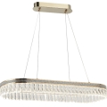 Диммируемая хрустальная люстра на тросовом подвесе THALIA LED/50W/230V 3000-6000K + пульт дистанционного управления