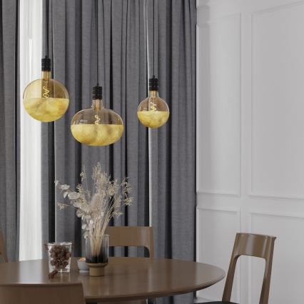 Диммируемая филаментная LED-лампа с куполом, FILAMENT G200, E27, 4W, 230V, 1800K, золотистая, CRI 90