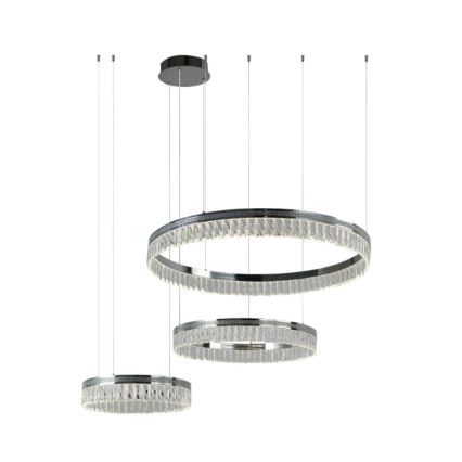 Диммируемая LED-хрустальная подвесная люстра на тросе THALIA LED/120W/230V 3000-6000K + пульт дистанционного управления