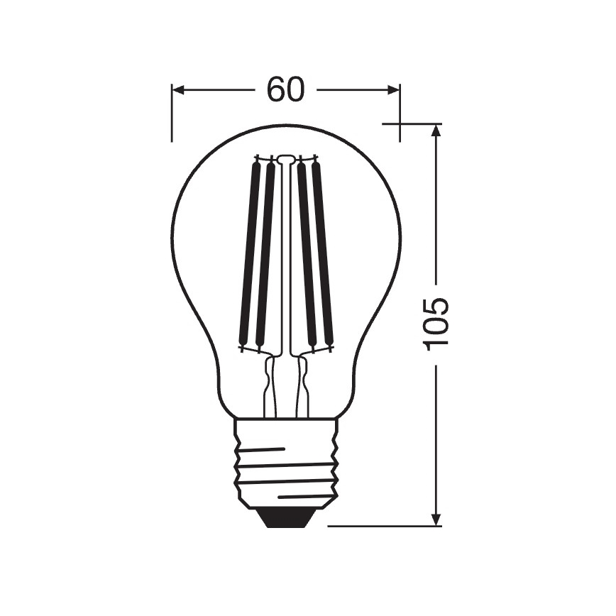 Диммируемая LED-лампа SUPERSTAR VINTAGE E27/11W/230V 4000K - Osram