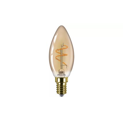 Диммируемая LED-лампа VINTAGE Philips B35 E14/2,7W/230V 1800K CRI 90