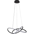 Диммируемая LED-люстра на тросе, 85 Вт, 230 В, 3000–6500 К, диаметр 60 см, с пультом дистанционного управления