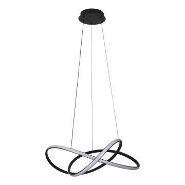 Диммируемая LED-люстра на тросе, 85 Вт, 230 В, 3000–6500 К, диаметр 60 см, с пультом дистанционного управления