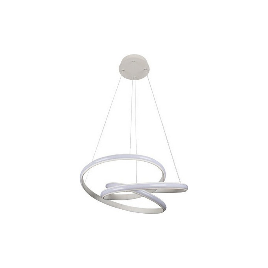 Диммируемая LED-люстра на тросе, 85 Вт/230 В, 3000–6500K, диаметр 49 см, с пультом дистанционного управления