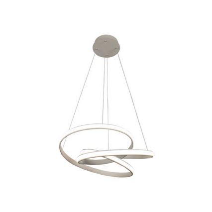 Диммируемая LED-люстра на тросе, 85 Вт/230 В, 3000–6500K, диаметр 49 см, с пультом дистанционного управления