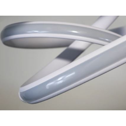 Диммируемая LED-люстра на тросе, 85 Вт/230 В, 3000–6500K, диаметр 49 см, с пультом дистанционного управления