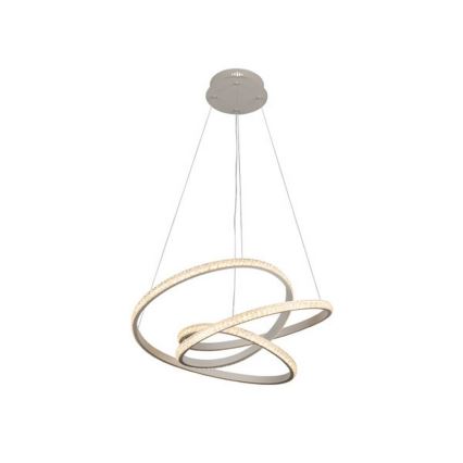 Диммируемая светодиодная подвесная люстра на тросе LED/90W/230V 3000-6500K, диаметр 47 см + пульт дистанционного управления