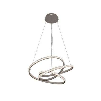 Диммируемая светодиодная подвесная люстра на тросе LED/90W/230V 3000-6500K, диаметр 47 см + пульт дистанционного управления