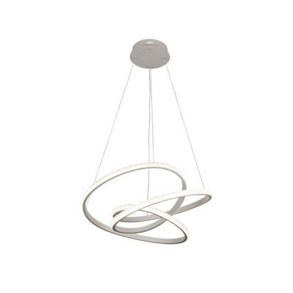 Диммируемая светодиодная подвесная люстра на тросе LED/90W/230V 3000-6500K, диаметр 47 см + пульт дистанционного управления