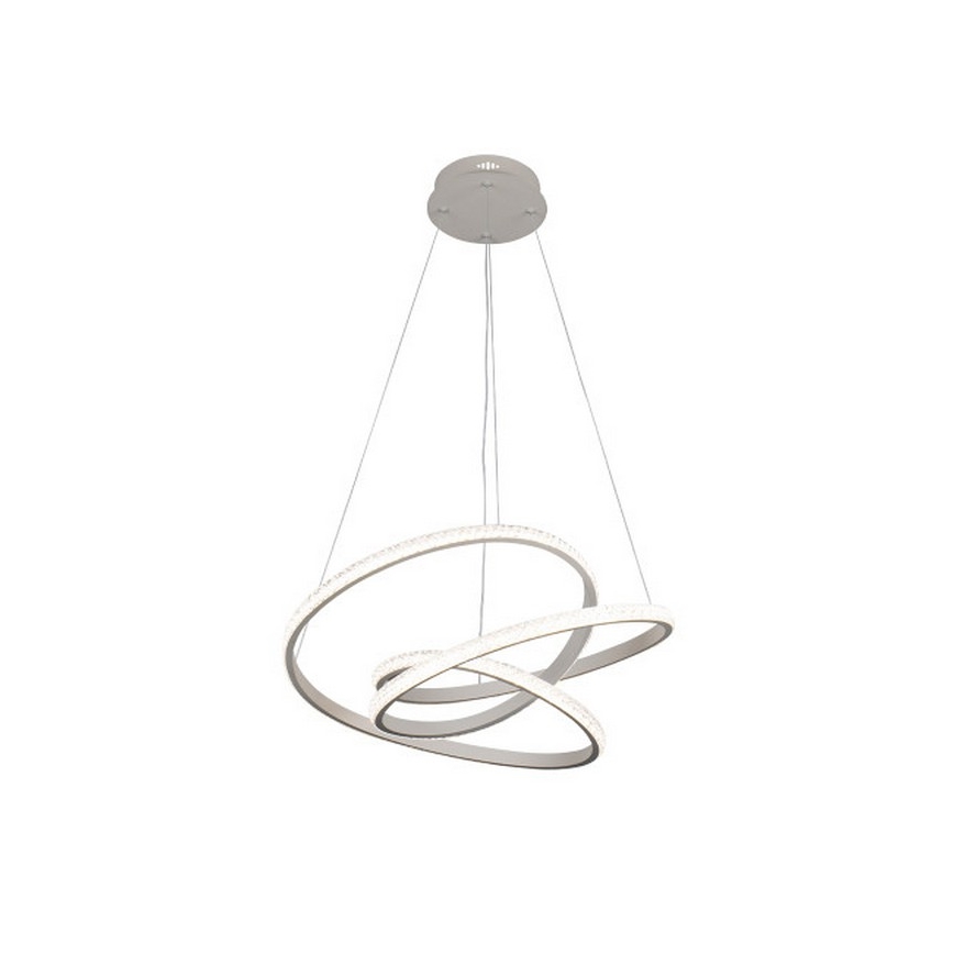 Диммируемая светодиодная подвесная люстра на тросе LED/90W/230V 3000-6500K, диаметр 47 см + пульт дистанционного управления