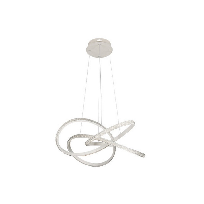 Светодиодная диммируемая подвесная люстра на тросе LED/95W/230V 3000-6500K диам. 57 см + пульт дистанционного управления