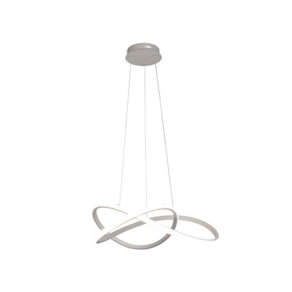 Диммируемая LED-люстра на тросе LED/85 Вт/230 В 3000-6500 К, диам. 60 см + пульт дистанционного управления