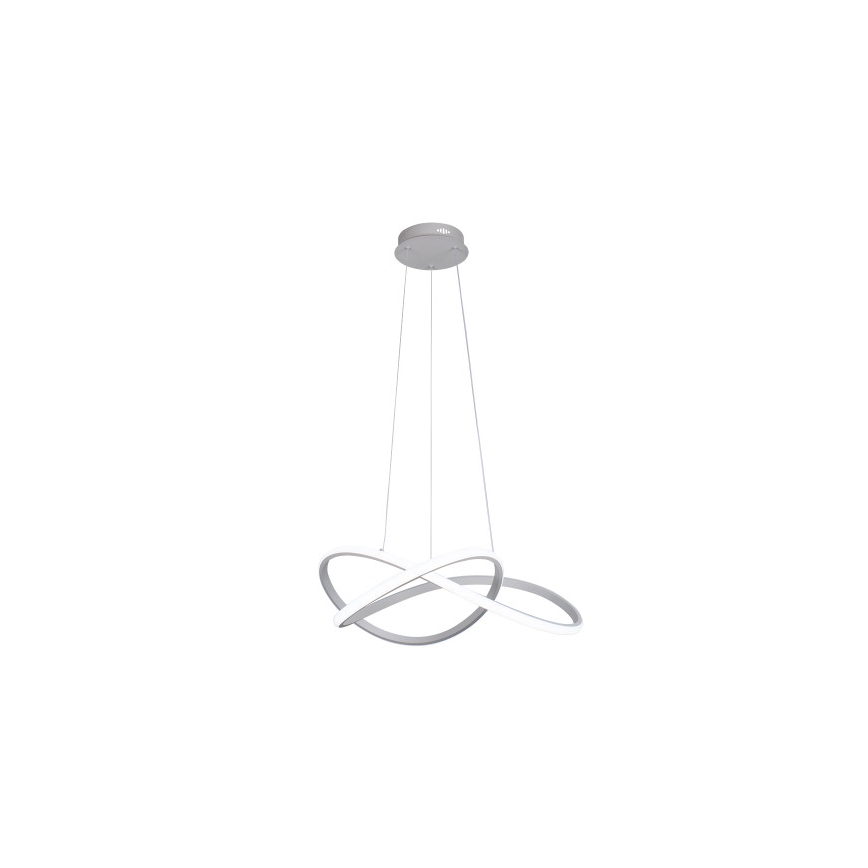 Диммируемая LED-люстра на тросе LED/85 Вт/230 В 3000-6500 К, диам. 60 см + пульт дистанционного управления