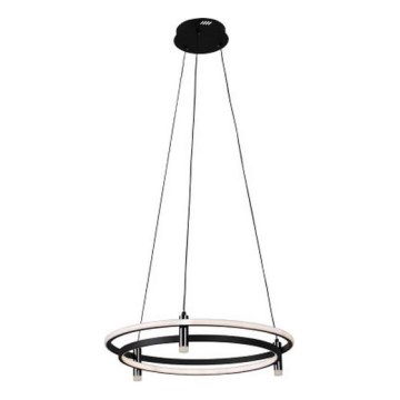 Диммируемая LED-подвесная люстра на тросе, 100 Вт/230 В, 3000-6500K, диаметр 60 см + пульт дистанционного управления