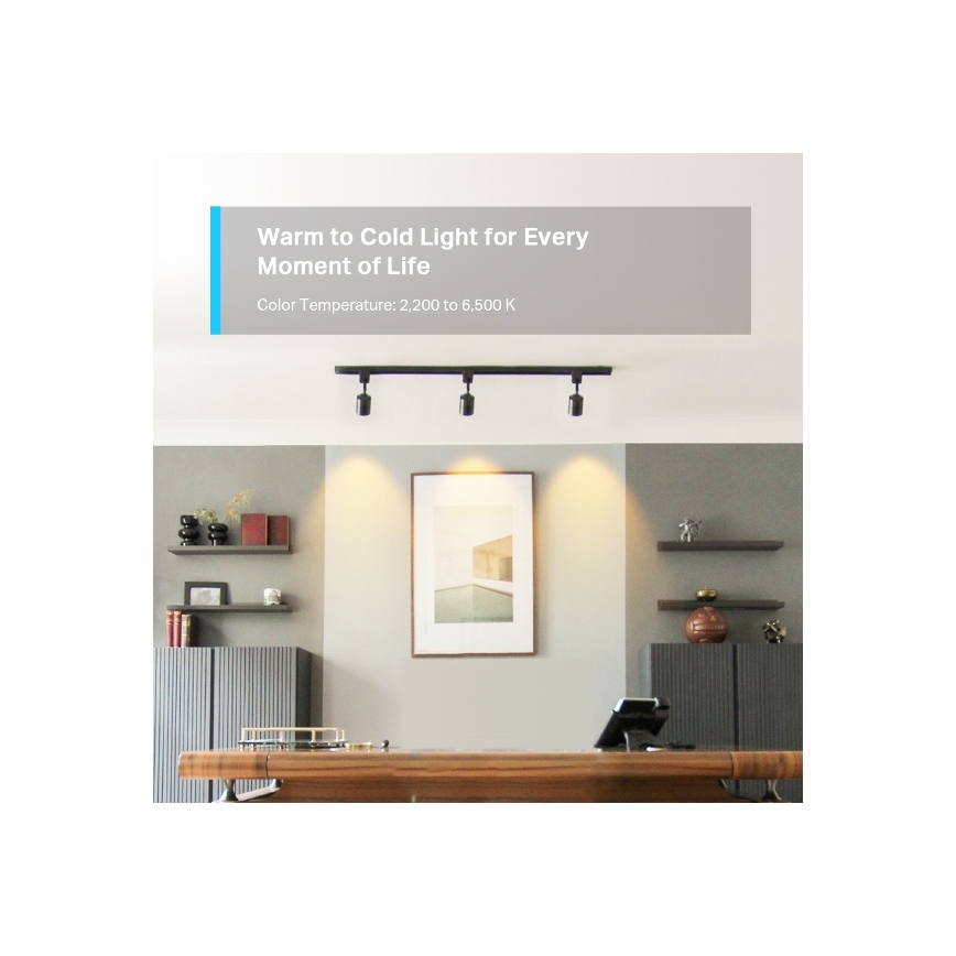 Диммируемая LED RGBW лампа GU10/3,7W/230V 2200-6500K Wi-Fi - TP-Link