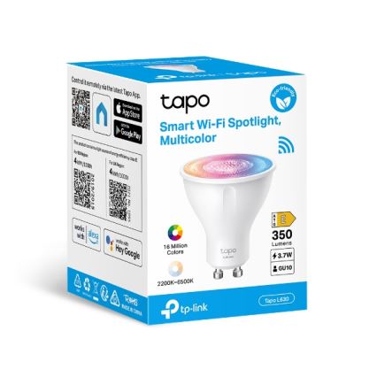 Диммируемая LED RGBW лампа GU10/3,7W/230V 2200-6500K Wi-Fi - TP-Link