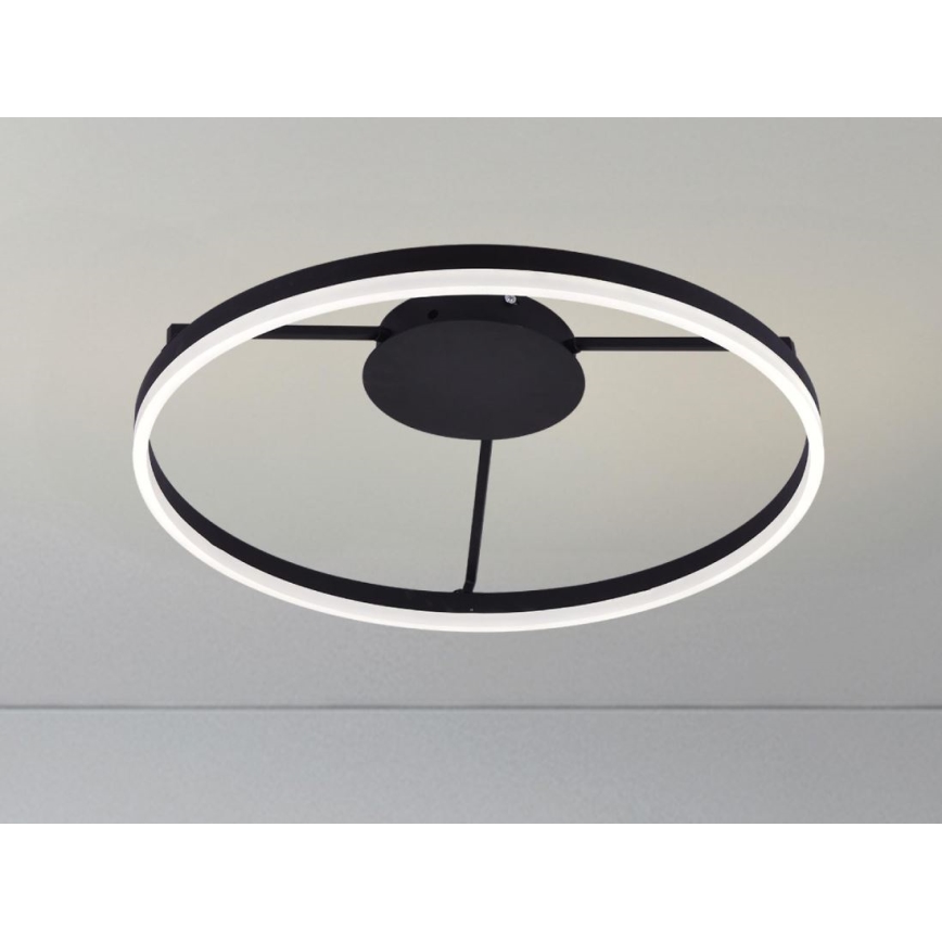 Диммируемая накладная LED-люстра LED/55 Вт/230 В 3000-6500 К + пульт дистанционного управления