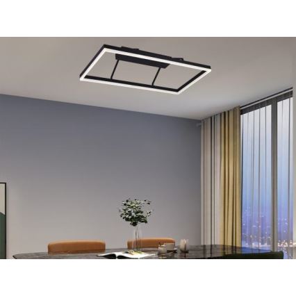 Диммируемая накладная LED-люстра LED/55W/230V 3000-6500K + пульт дистанционного управления