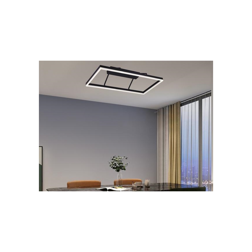 Диммируемая накладная LED-люстра LED/55W/230V 3000-6500K + пульт дистанционного управления