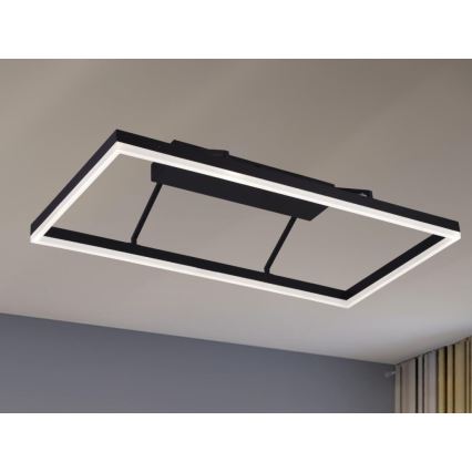 Диммируемая накладная LED-люстра LED/55W/230V 3000-6500K + пульт дистанционного управления