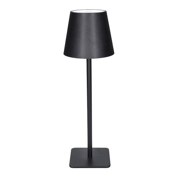 Диммируемая перезаряжаемая сенсорная настольная лампа LUCCA LED/3,7V 3000/4000/6500K 2000 mAh чёрная