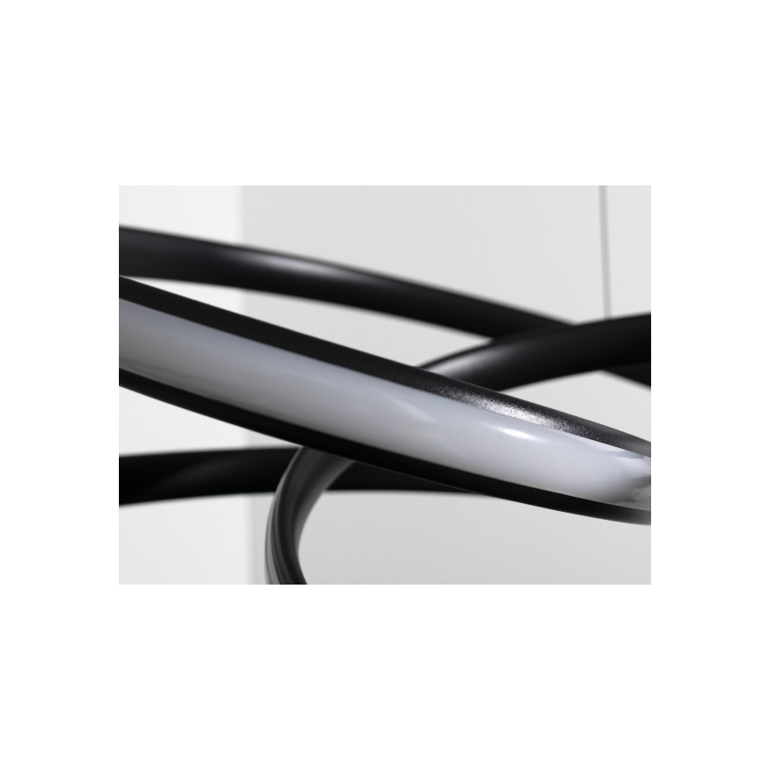 Диммируемая LED-люстра на тросе, 85 Вт/230 В, 3000–6500 К, диаметр 49 см, в комплекте пульт дистанционного управления