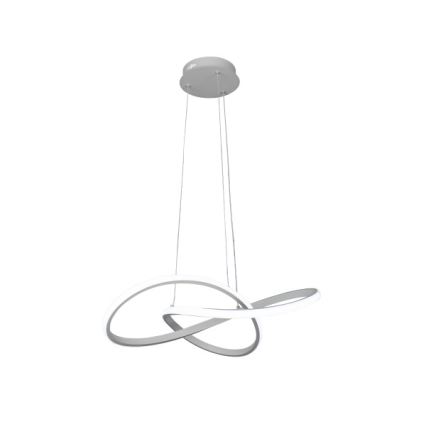 LED диммируемая подвесная люстра на тросе LED/65W/230V 3000-6500K диам. 49 cm + пульт дистанционного управления