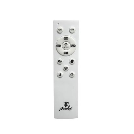 LED диммируемая подвесная люстра на тросе LED/65W/230V 3000-6500K диам. 49 cm + пульт дистанционного управления