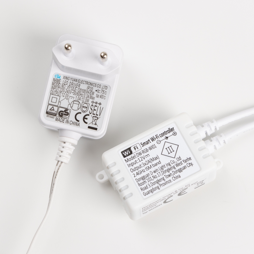 Диммируемая RGBW LED-лента, 9 Вт/230 В, 5 м, Wi-Fi + пульт дистанционного управления