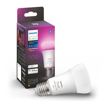 Диммируемая светодиодная лампа Philips Hue White And Color Ambiance A60 E27/9W/230V 2000-6500K