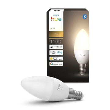 Диммируемая светодиодная лампа Philips Hue White B39 E14/3,9W/230V 2700K