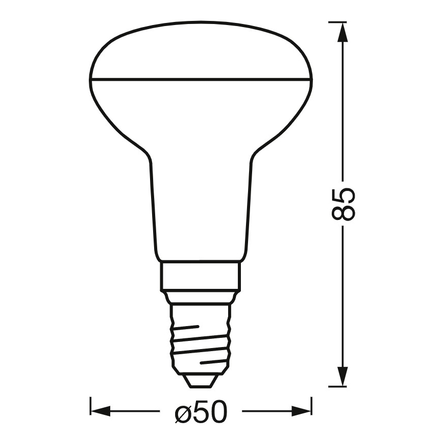 Диммируемая LED рефлекторная лампа SMART+ R50 E14/3,3W/230V 2700-6500K Wi-Fi - Ledvance
