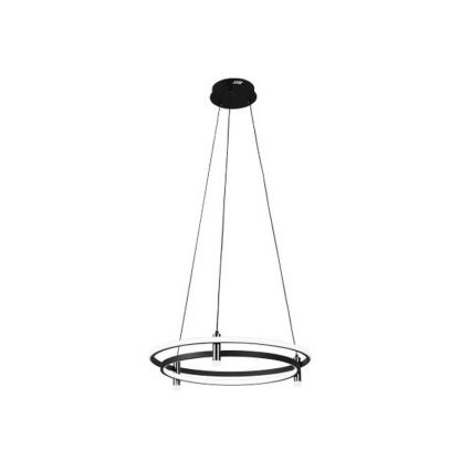 Диммируемая LED-подвесная люстра на тросе, 100 Вт/230 В, 3000-6500K, диаметр 60 см + пульт дистанционного управления