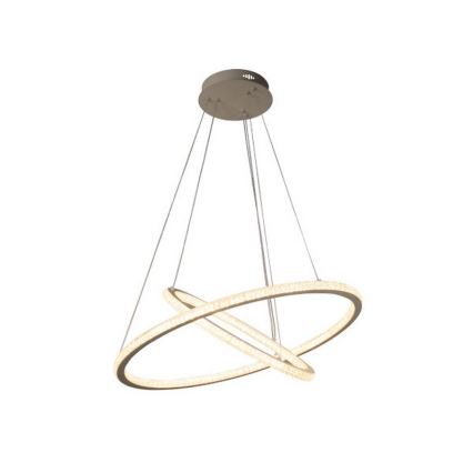 Диммируемая светодиодная люстра на тросе LED/150W/230V 3000-6500K + пульт дистанционного управления