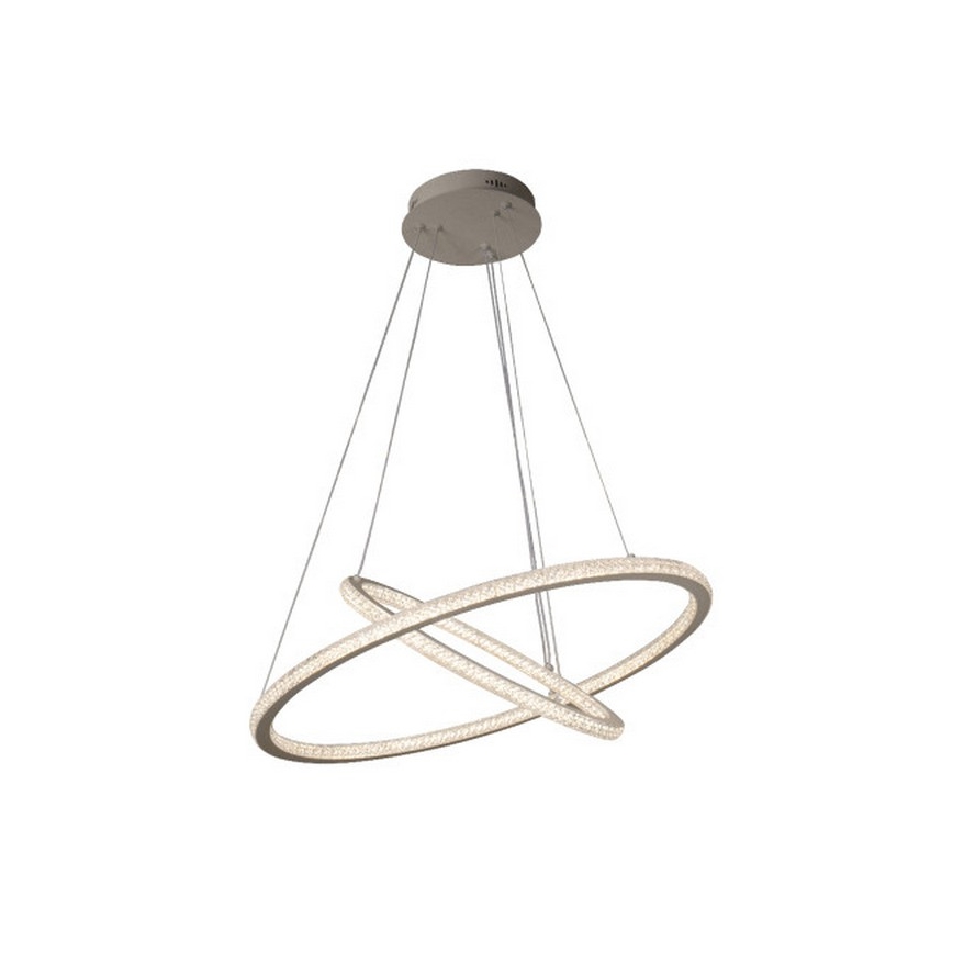 Диммируемая светодиодная люстра на тросе LED/150W/230V 3000-6500K + пульт дистанционного управления