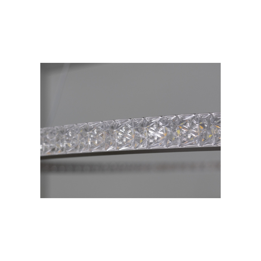 Диммируемая светодиодная люстра на тросе LED/150W/230V 3000-6500K + пульт дистанционного управления