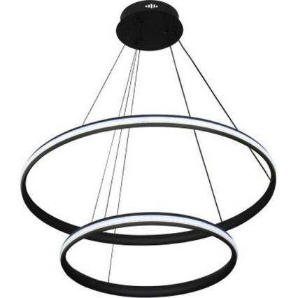 LED-диммируемая люстра на тросе LED/90W/230V 3000–6500K Ø 60 см + пульт дистанционного управления
