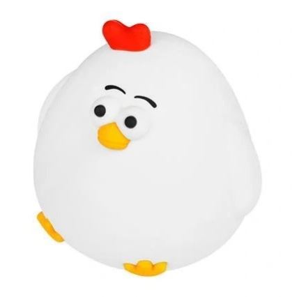 Перезаряжаемый детский ночник с регулировкой яркости LED/1W/5V 3000K 800 mAh в форме цыплёнка